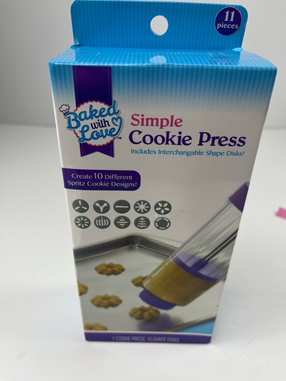 Simple Cookie Press in Purple